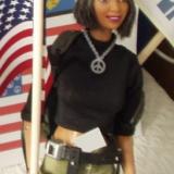 Militant Feminist Grandma Altered Barbie by Debbie Fimrite