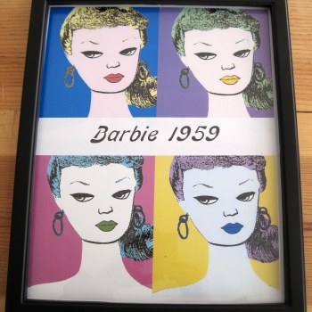 Barbie as Warhol wanted her to be.