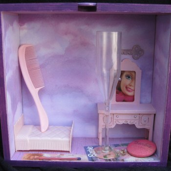Barbie's version of "Personal Values" by Magritte