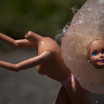 Barbie ice melting