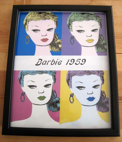 Barbie as Warhol wanted her to be.