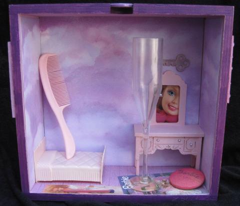 Barbie's version of "Personal Values" by Magritte